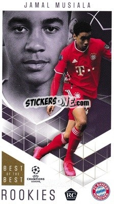 Sticker Jamal Musiala - UEFA Champions League 2020-2021. Best of the best n. 47 - Topps