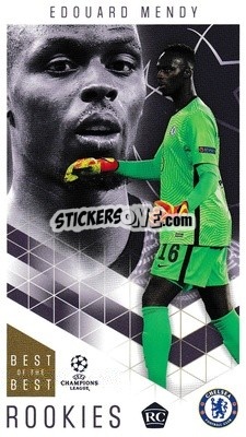 Sticker Edouard Mendy - UEFA Champions League 2020-2021. Best of the best n. 49 - Topps