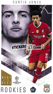 Sticker Curtis Jones - UEFA Champions League 2020-2021. Best of the best - Topps