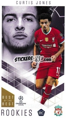 Sticker Curtis Jones - UEFA Champions League 2020-2021. Best of the best n. 50 - Topps