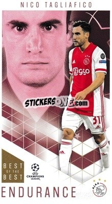 Sticker Nico Tagliafico - UEFA Champions League 2020-2021. Best of the best n. 51 - Topps
