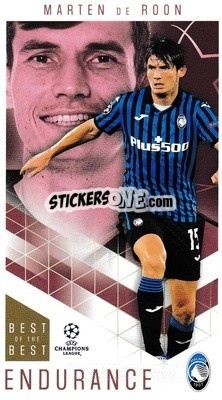 Sticker Marten de Roon - UEFA Champions League 2020-2021. Best of the best n. 52 - Topps