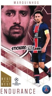 Sticker Marquinhos - UEFA Champions League 2020-2021. Best of the best n. 58 - Topps