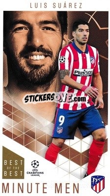 Sticker Luis Suárez - UEFA Champions League 2020-2021. Best of the best - Topps