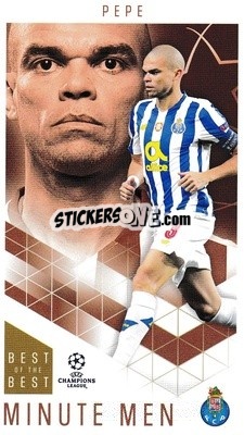 Sticker Pepe - UEFA Champions League 2020-2021. Best of the best n. 63 - Topps