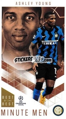 Sticker Ashley Young - UEFA Champions League 2020-2021. Best of the best n. 64 - Topps