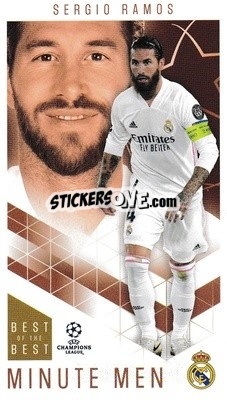Sticker Sergio Ramos - UEFA Champions League 2020-2021. Best of the best n. 69 - Topps