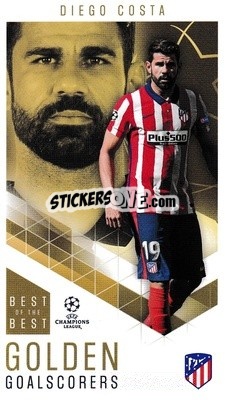 Sticker Diego Costa - UEFA Champions League 2020-2021. Best of the best n. 83 - Topps