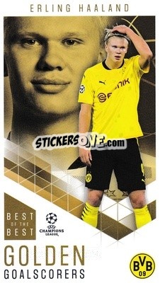 Sticker Erling Haaland - UEFA Champions League 2020-2021. Best of the best n. 84 - Topps