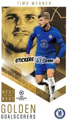 Sticker Timo Werner - UEFA Champions League 2020-2021. Best of the best n. 85 - Topps