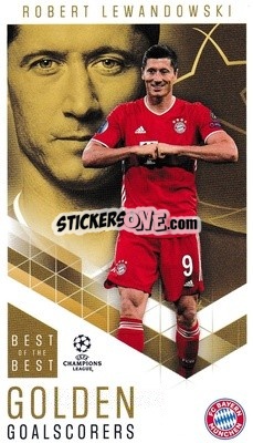 Sticker Robert Lewandowski - UEFA Champions League 2020-2021. Best of the best - Topps