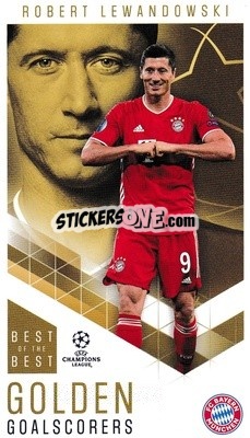 Sticker Robert Lewandowski - UEFA Champions League 2020-2021. Best of the best n. 88 - Topps