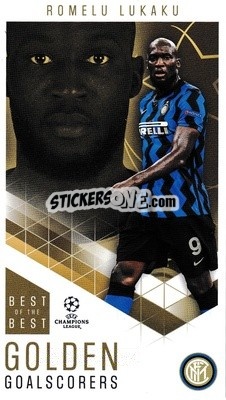 Sticker Romelu Lukaku - UEFA Champions League 2020-2021. Best of the best n. 89 - Topps