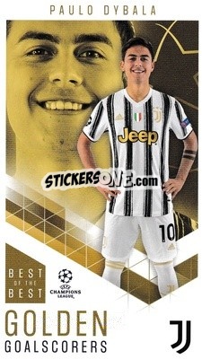 Sticker Paulo Dybala - UEFA Champions League 2020-2021. Best of the best - Topps