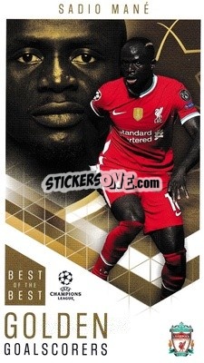 Figurina Sadio Mané - UEFA Champions League 2020-2021. Best of the best - Topps