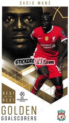 Sticker Sadio Mané - UEFA Champions League 2020-2021. Best of the best n. 93 - Topps