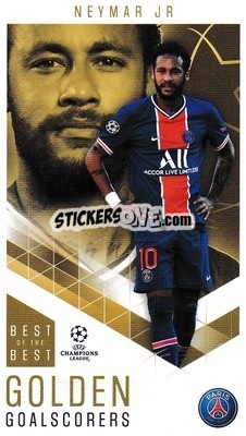 Sticker Neymar Jr - UEFA Champions League 2020-2021. Best of the best - Topps