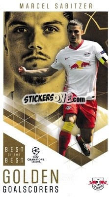 Sticker Marcel Sabitzer - UEFA Champions League 2020-2021. Best of the best n. 98 - Topps