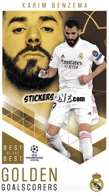 Sticker Karim Benzema - UEFA Champions League 2020-2021. Best of the best n. 99 - Topps