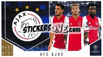 Sticker AFC Ajax - UEFA Champions League 2020-2021. Best of the best - Topps
