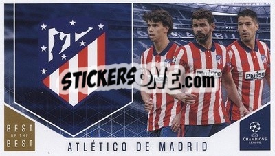 Sticker Atlético de Madrid - UEFA Champions League 2020-2021. Best of the best - Topps