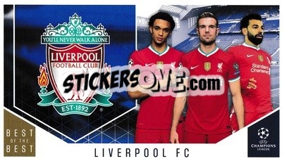 Cromo Liverpool - UEFA Champions League 2020-2021. Best of the best - Topps