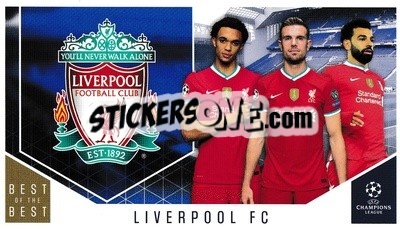 Sticker Liverpool - UEFA Champions League 2020-2021. Best of the best n. 113 - Topps