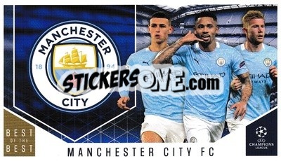 Sticker Manchester City - UEFA Champions League 2020-2021. Best of the best n. 114 - Topps