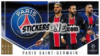 Sticker Paris Saint-Germain - UEFA Champions League 2020-2021. Best of the best - Topps