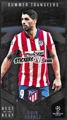 Sticker Luis Suárez - UEFA Champions League 2020-2021. Best of the best - Topps