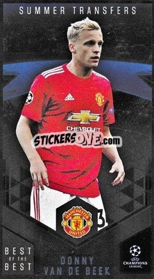 Sticker Donny van de Beek - UEFA Champions League 2020-2021. Best of the best n. 130 - Topps
