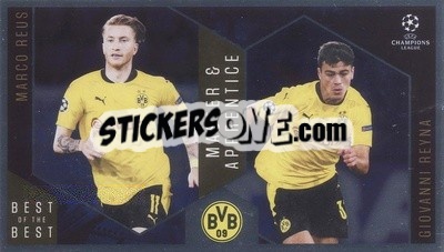 Sticker Marco Reus / Giovanni Reyna - UEFA Champions League 2020-2021. Best of the best n. 132 - Topps
