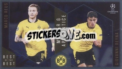 Figurina Marco Reus / Giovanni Reyna - UEFA Champions League 2020-2021. Best of the best - Topps