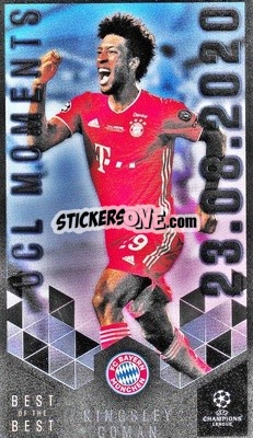 Sticker Kingsley Coman - UEFA Champions League 2020-2021. Best of the best n. 157 - Topps