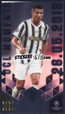 Sticker Cristiano Ronaldo - UEFA Champions League 2020-2021. Best of the best n. 158 - Topps