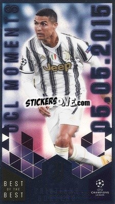 Sticker Cristiano Ronaldo - UEFA Champions League 2020-2021. Best of the best n. 159 - Topps