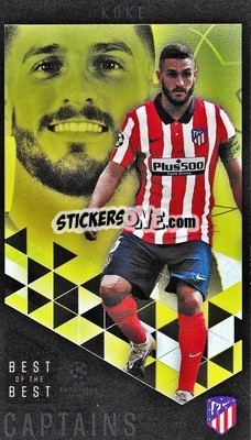Sticker Koke - UEFA Champions League 2020-2021. Best of the best n. 163 - Topps