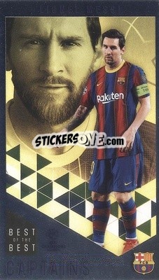 Sticker Lionel Messi - UEFA Champions League 2020-2021. Best of the best n. 166 - Topps