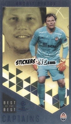 Sticker Andriy Pyatov - UEFA Champions League 2020-2021. Best of the best n. 170 - Topps