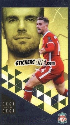 Sticker Jordan Henderson - UEFA Champions League 2020-2021. Best of the best - Topps
