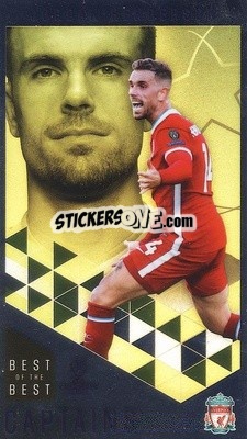 Sticker Jordan Henderson - UEFA Champions League 2020-2021. Best of the best n. 173 - Topps