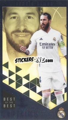 Sticker Sergio Ramos - UEFA Champions League 2020-2021. Best of the best - Topps
