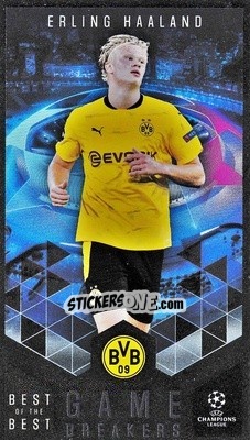 Sticker Erling Haaland - UEFA Champions League 2020-2021. Best of the best n. GB-1 - Topps