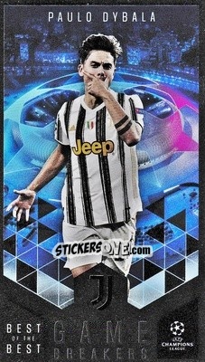 Sticker Paulo Dybala - UEFA Champions League 2020-2021. Best of the best n. GB-2 - Topps