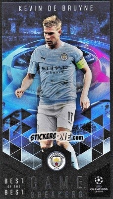 Cromo Kevin De Bruyne - UEFA Champions League 2020-2021. Best of the best - Topps