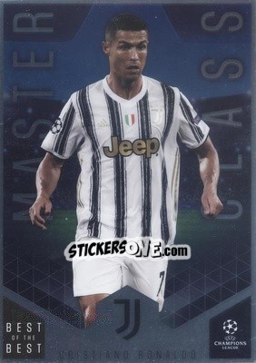Sticker Cristiano Ronaldo - UEFA Champions League 2020-2021. Best of the best n. MC-3 - Topps
