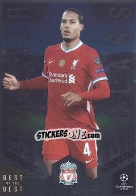 Sticker Virgil van Dijk - UEFA Champions League 2020-2021. Best of the best n. MC-4 - Topps