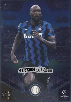 Sticker Romelu Lukaku - UEFA Champions League 2020-2021. Best of the best n. MC-5 - Topps