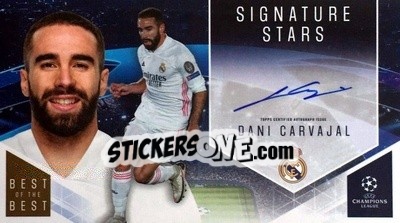 Figurina Dani Carvajal - UEFA Champions League 2020-2021. Best of the best - Topps