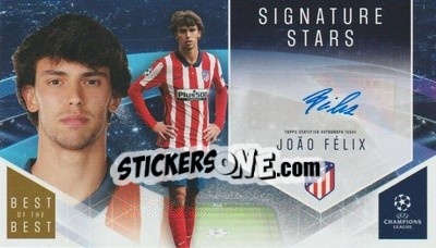 Sticker João Félix - UEFA Champions League 2020-2021. Best of the best - Topps